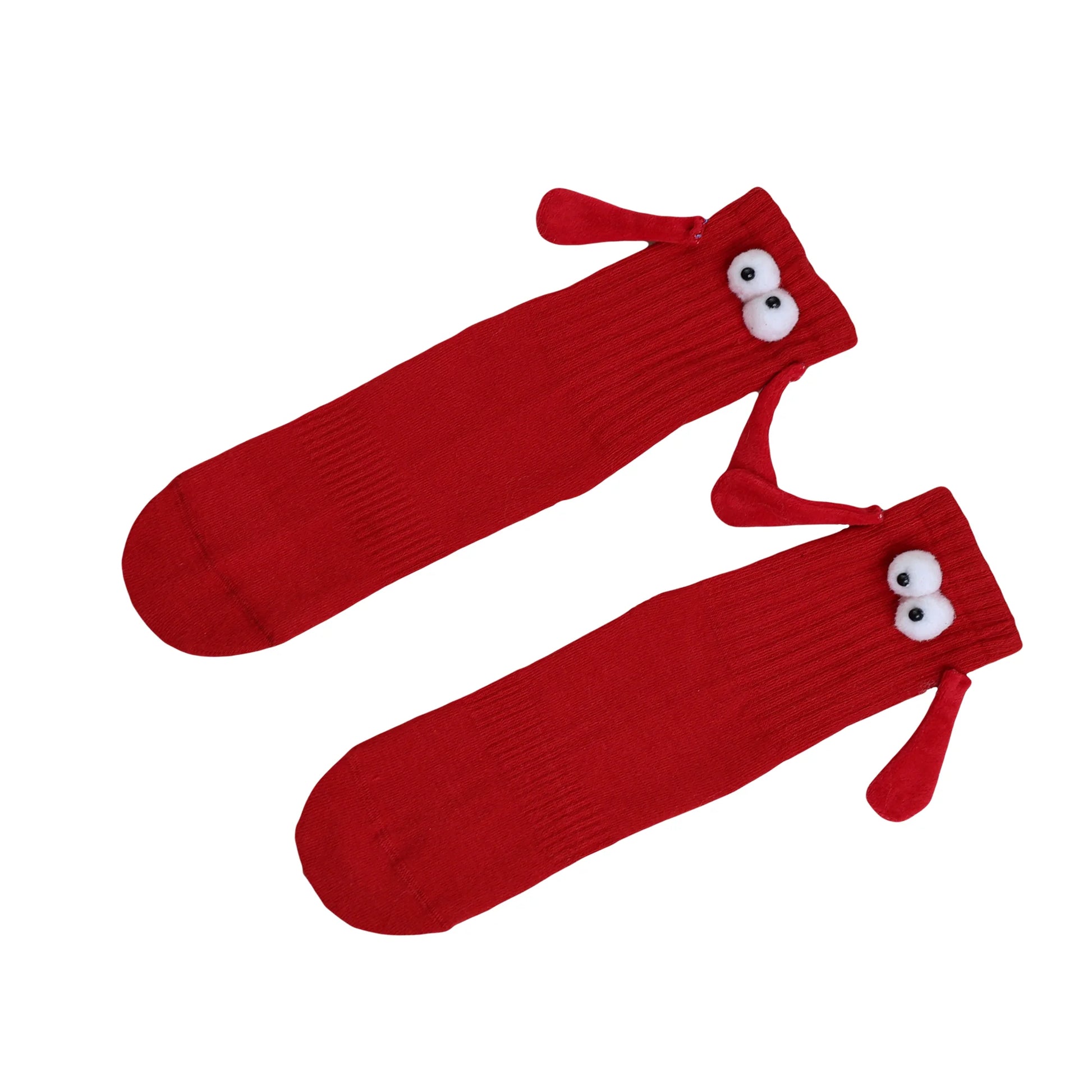 Magnetic Holding Hands Couple Socks – 2 Pairs, Fun Valentine’s Day Gift for Couples - Cupid's Treasures