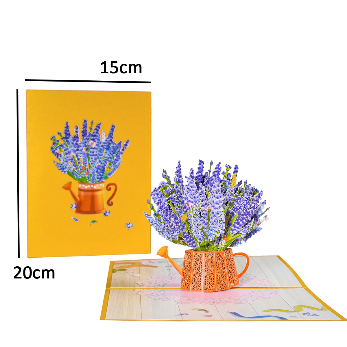 3D Pop-Up Flower Greeting Card – Perfect for Any Occasion- Valentine's Day- Mother's Day - Cupid's Treasures