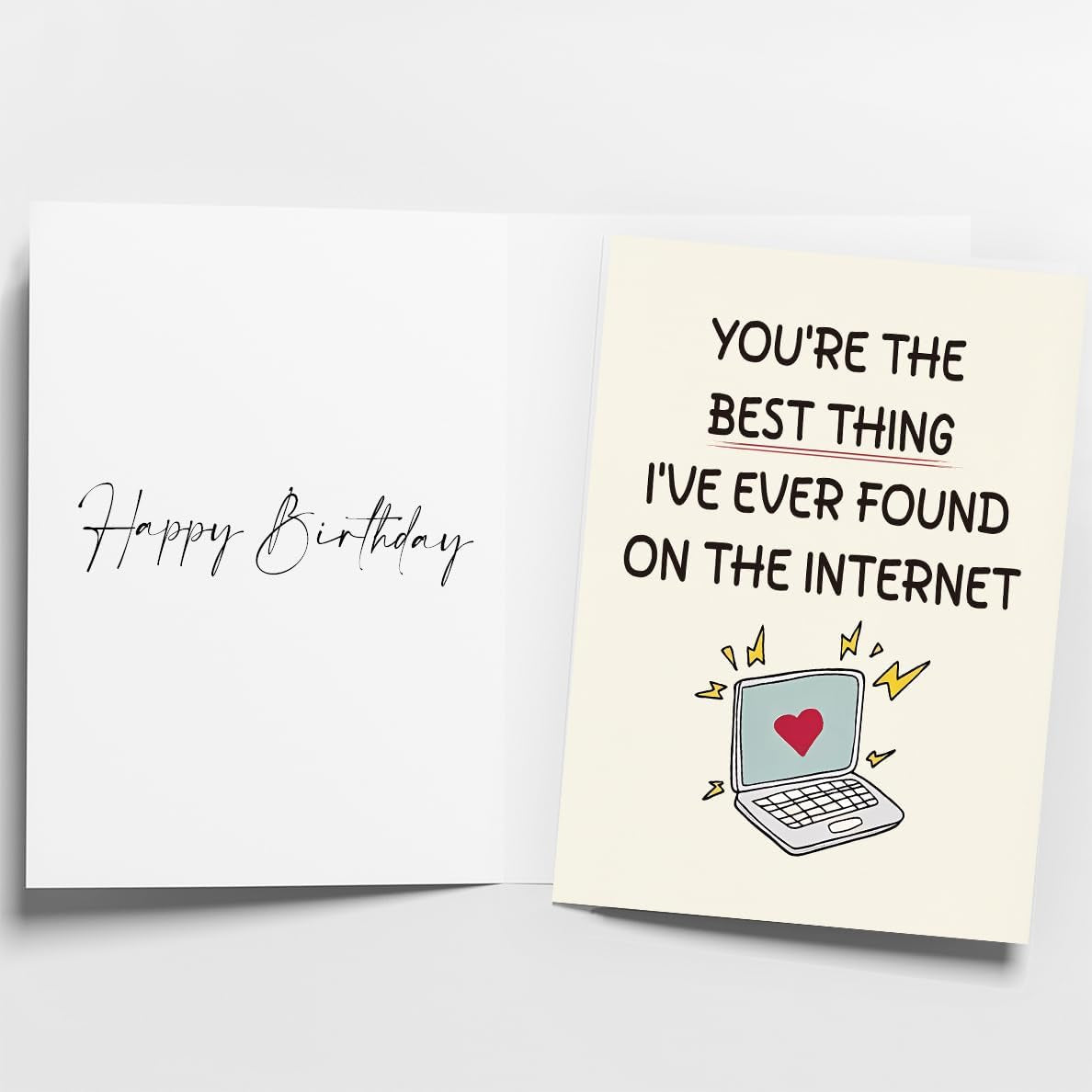 Cupid’s Treasures Funny Valentine’s Day Card for Him and Her - Best thing on the Internet 