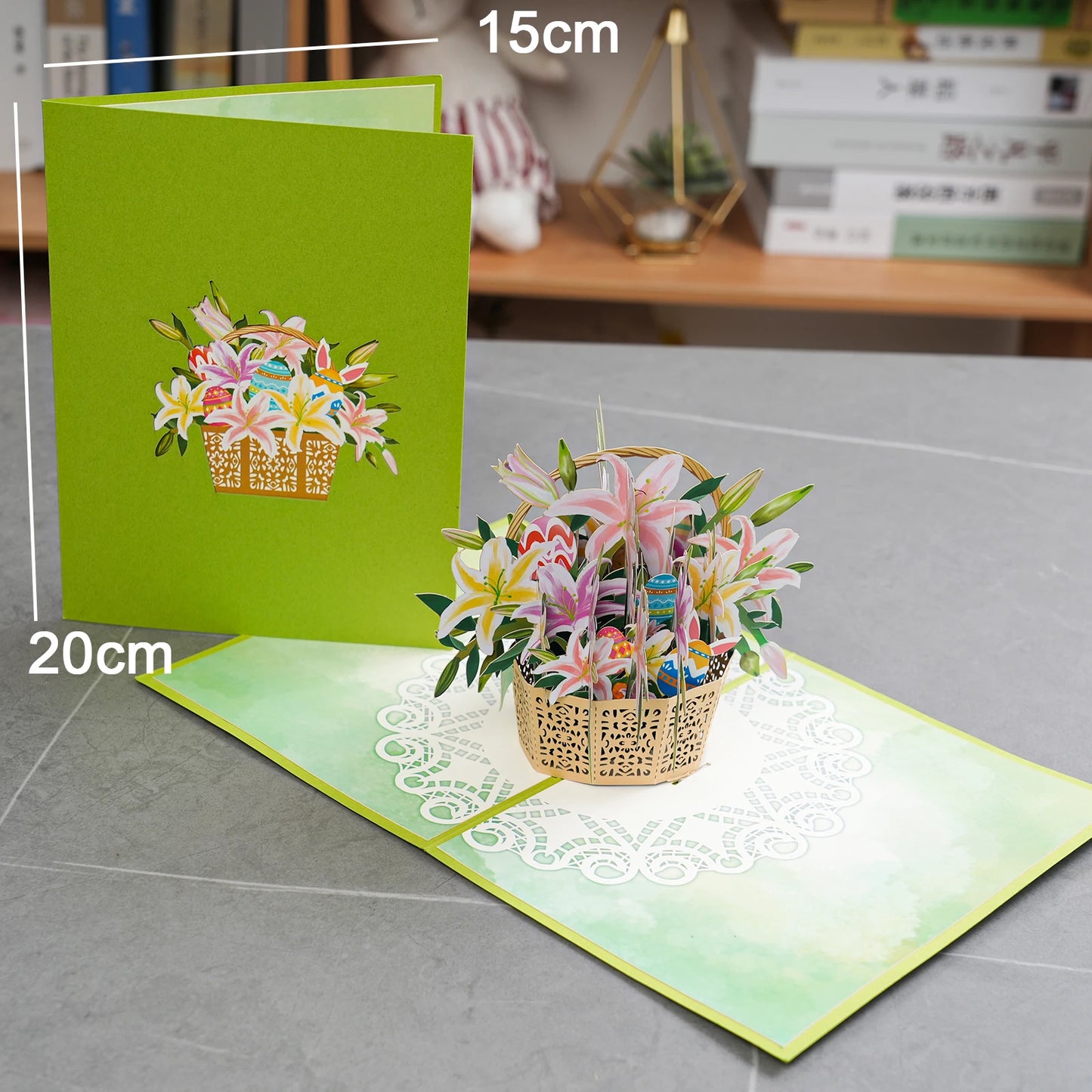 3D Pop-Up Flower Greeting Card – Perfect for Any Occasion- Valentine's Day- Mother's Day - Cupid's Treasures