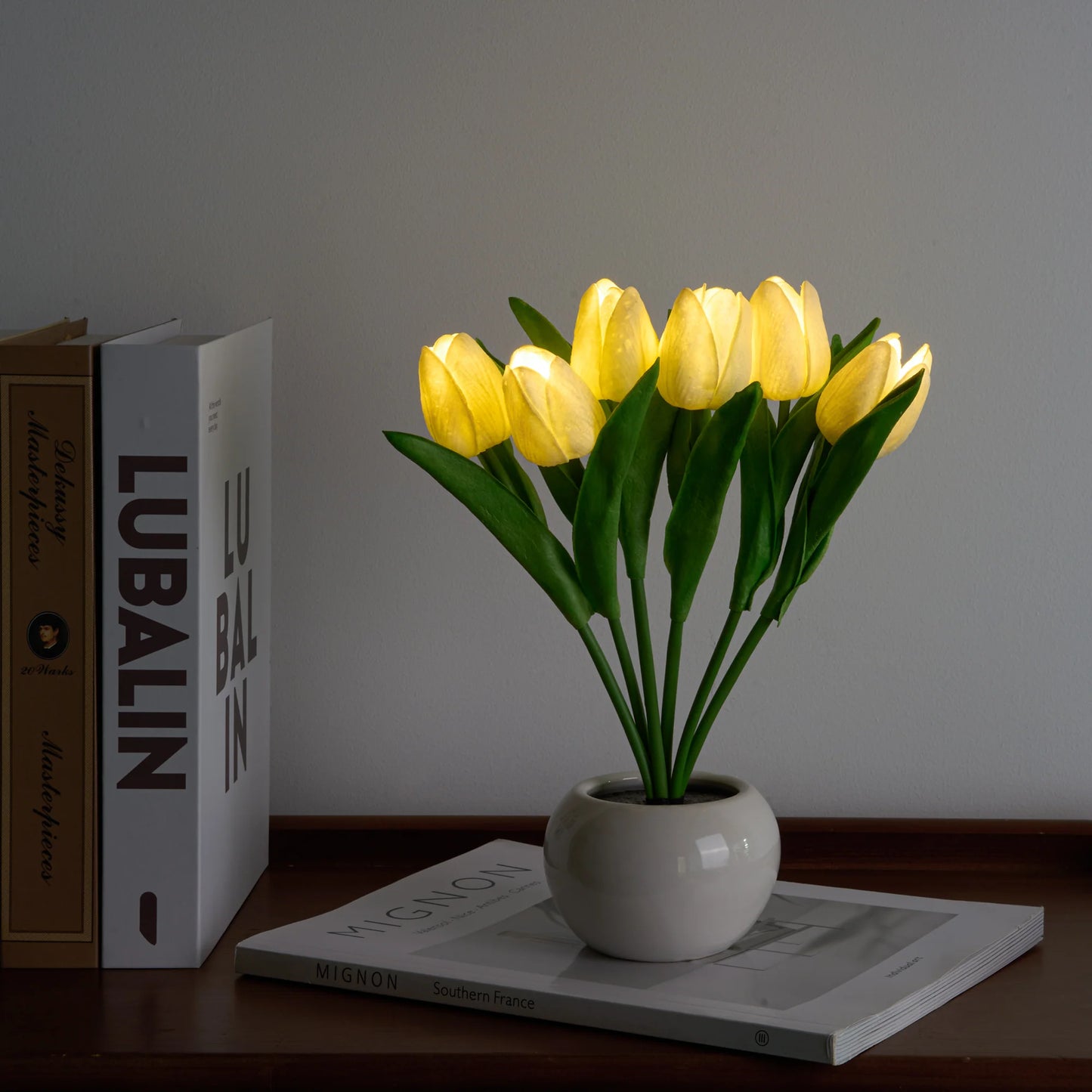 Tulip Night Light – Elegant Floral Accent Lamp for Home Décor & Holiday Gifts - Cupid's Treasures