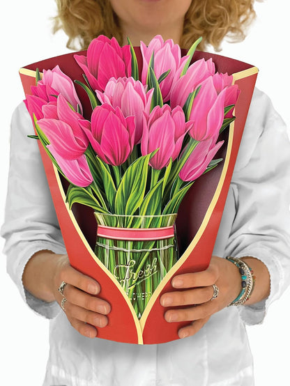 A Bloom for Every Occasion – 3D Pop-Up Flower Greeting Cards - Designed by Hand - Cupid's Treasures