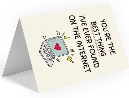 Cupid’s Treasures Funny Valentine’s Day Card for Him and Her - Best thing on the Internet 