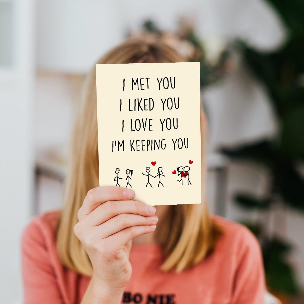 Cupid’s Treasures Funny Valentine’s Day Card for Him and Her - I Met You...