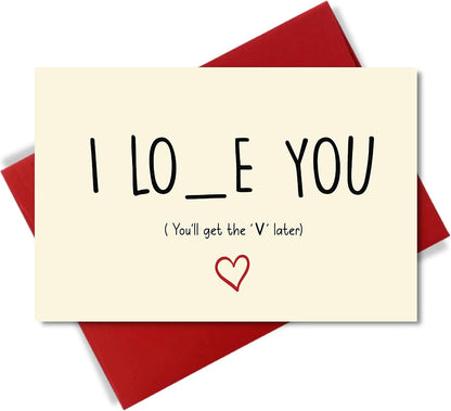 Cupid’s Treasures Funny Valentine’s Day Card for Him