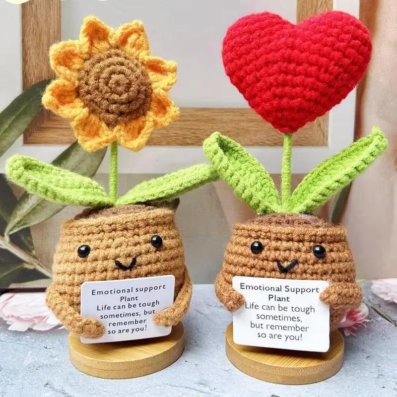 Crochet Buddies – Heart & Sunflower Designs - Cupid's Treasures