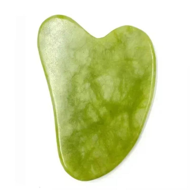 Natural Jade Roller & Gua Sha Set – Facial Massager for Skin Lifting, Anti-Aging, and Relaxation - Cupid's Treasures