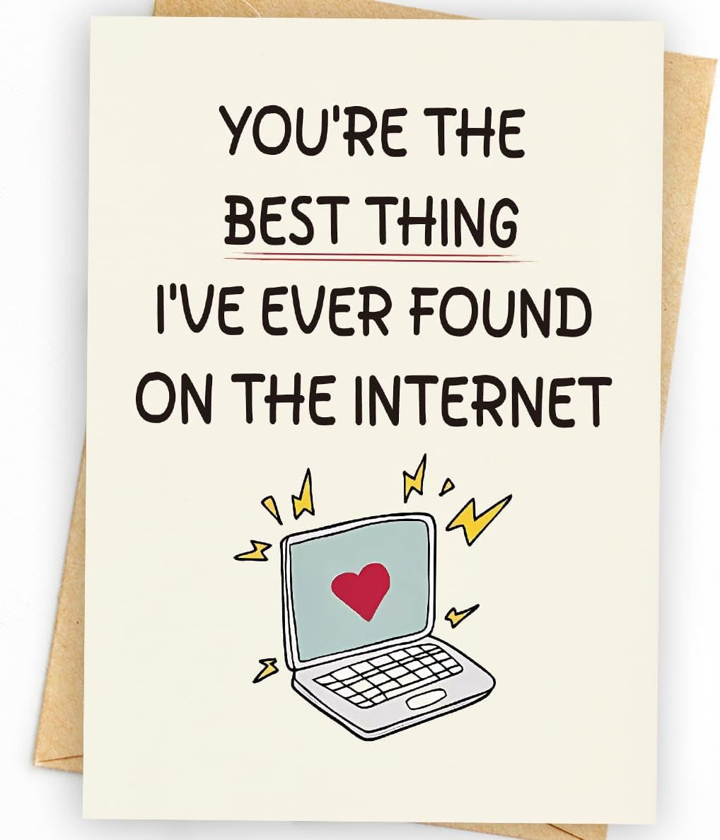 Cupid’s Treasures Funny Valentine’s Day Card for Him and Her - Best thing on the Internet 