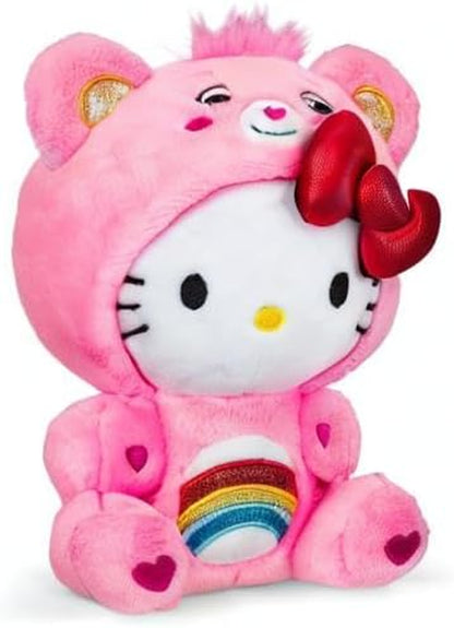 Hello Kitty Dressed as Cheer Bear Fun-Size Plush - Soft, Huggable Bestie! - Cupid's Treasures